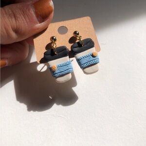 Latte Earrings for the fall season